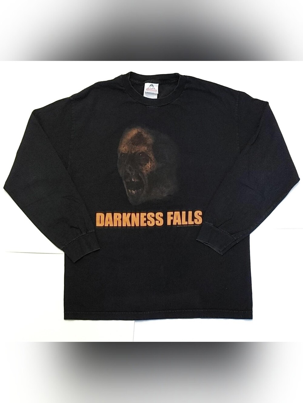 Vtg 2003 Darkness Falls Horror Movie Promo AAA Alstyle Long Sleeve T-Shirt L